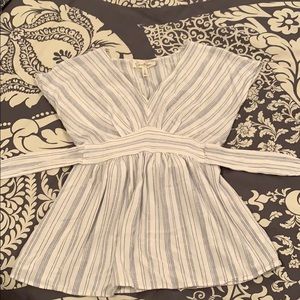 Jessica Simpson Striped Maternity Top